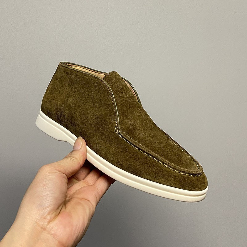 Gary – Mocassins Rétro à Cheville Plate