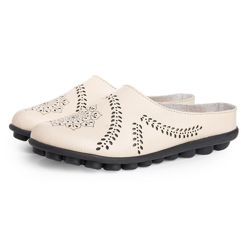 Sara – Chaussures Casual en Cuir Vegan Uni pour Femme