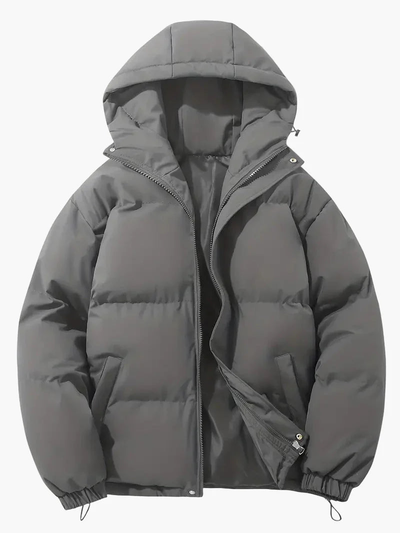 Veste doudoune homme capuche style classique pour hiver – Élégance et chaleur urbaine