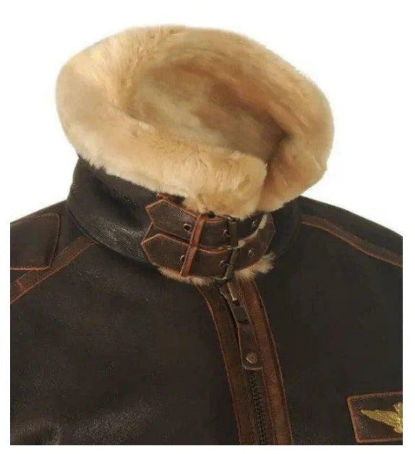 Blouson aviateur vintage épais pour homme – Style rétro hiver, confort et élégance