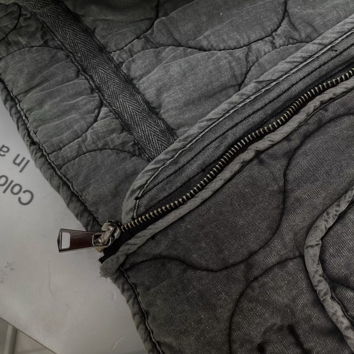 Kim – Veste zippée en coton à manches longues