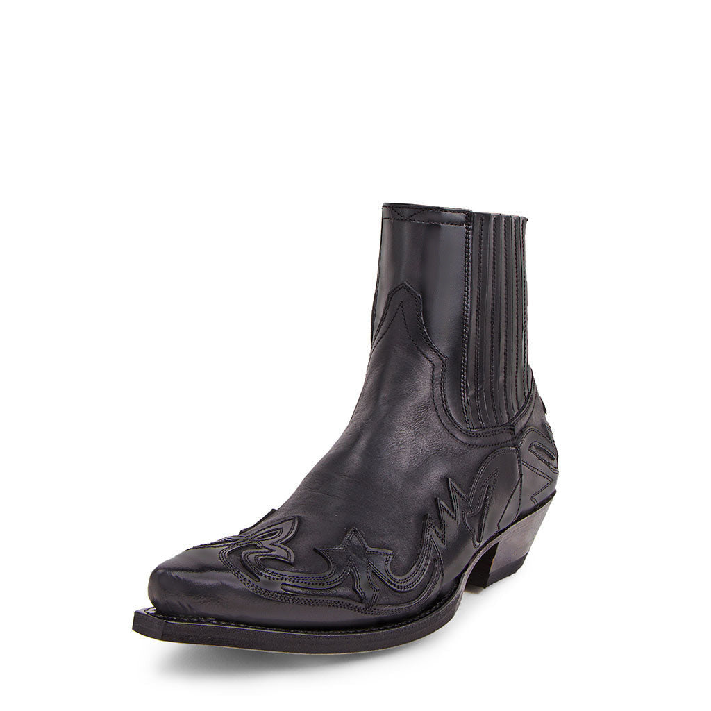 Lucy – Bottes de Cowboy Martin en Couleur Frottee Neutre