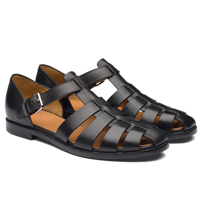 Sandales homme style pêcheur élégantes et confortables pour ville et loisirs