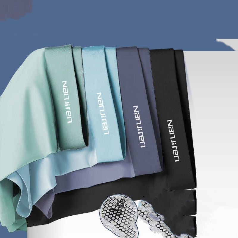 Ian – Sous-vêtements en soie glacée d'été pour hommes en graphène respirant
