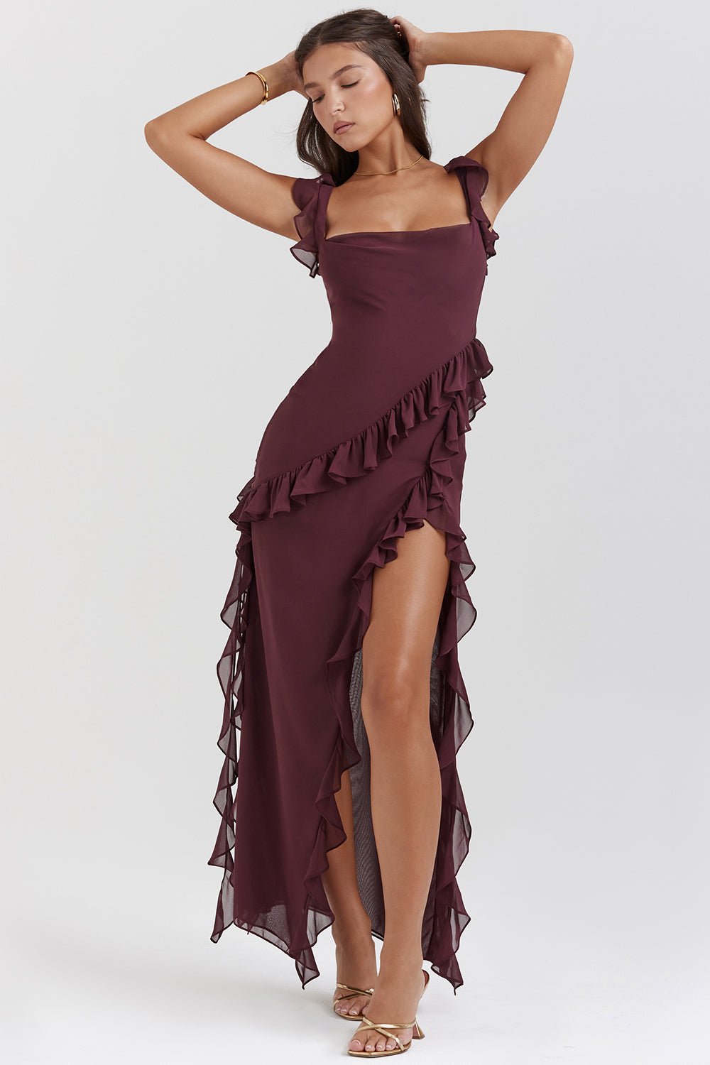 Andrea™ - Robe Longue à Volants