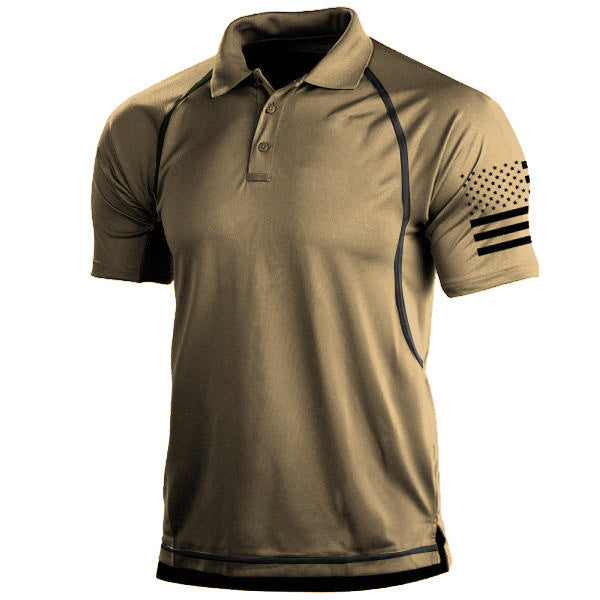 Jason – Polo à Manches Courtes avec Col et Style Asymétrique