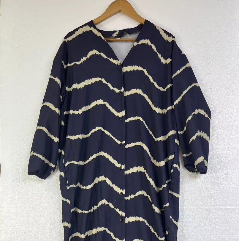 Heather – Robe Longue Cardigan d'Été en Style Rétro