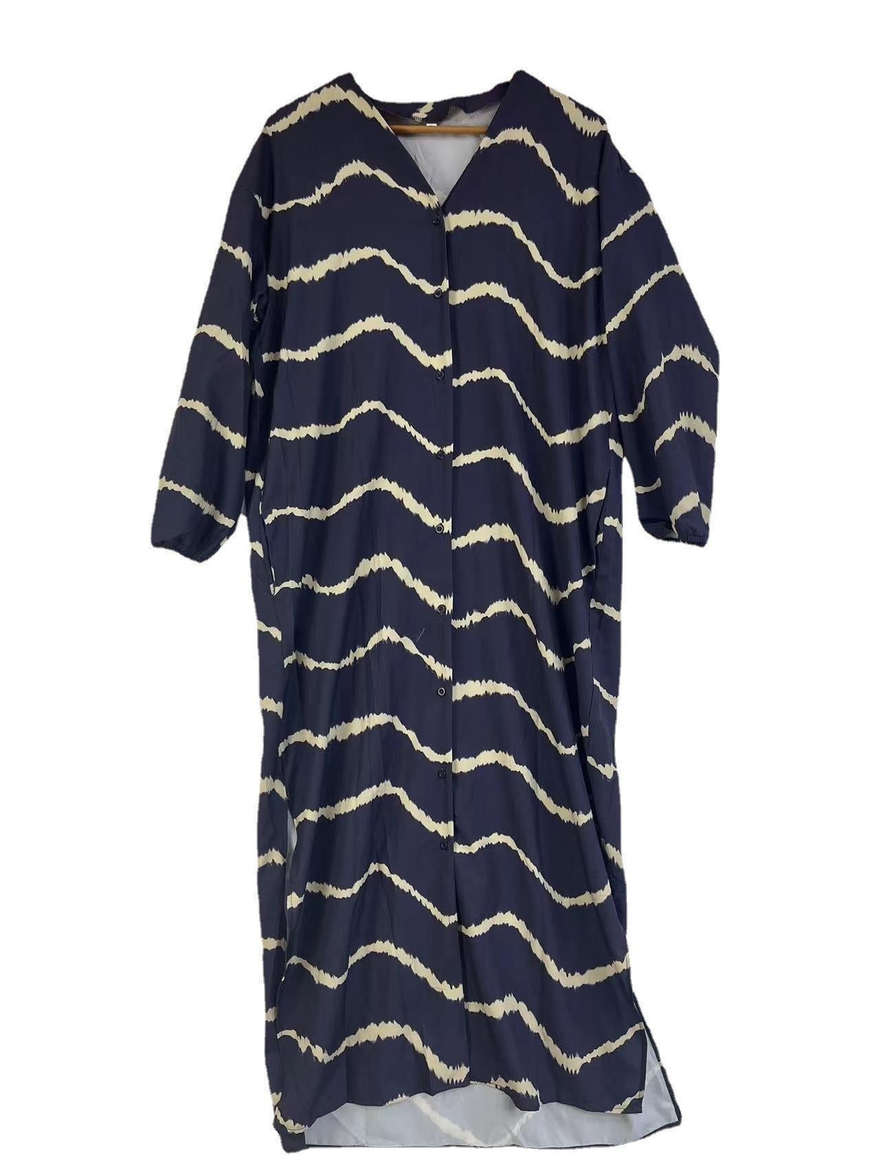 Heather – Robe Longue Cardigan d'Été en Style Rétro