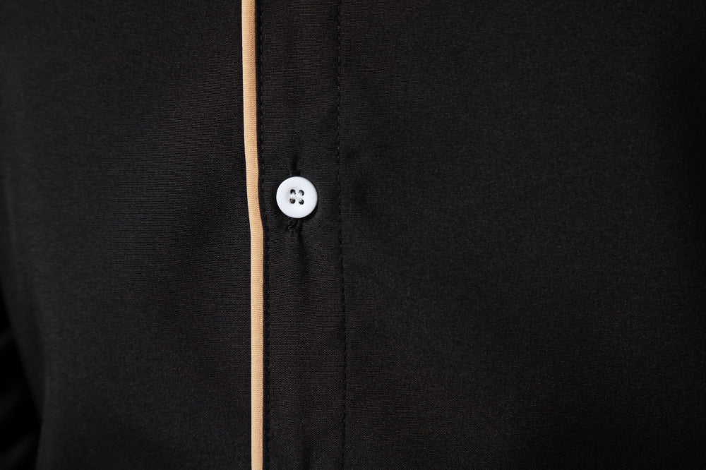Shannon – Chemise décontractée à manches longues avec contraste de couleur