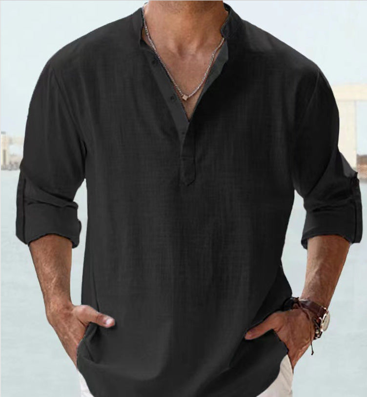 James – Chemise de Sport Décontractée Ample
