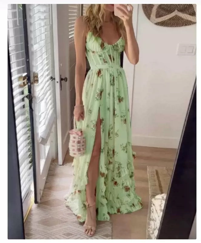 Lynda – Robe Imprimée Décontractée pour Femme
