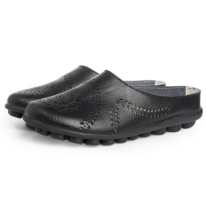 Sara – Chaussures Casual en Cuir Vegan Uni pour Femme