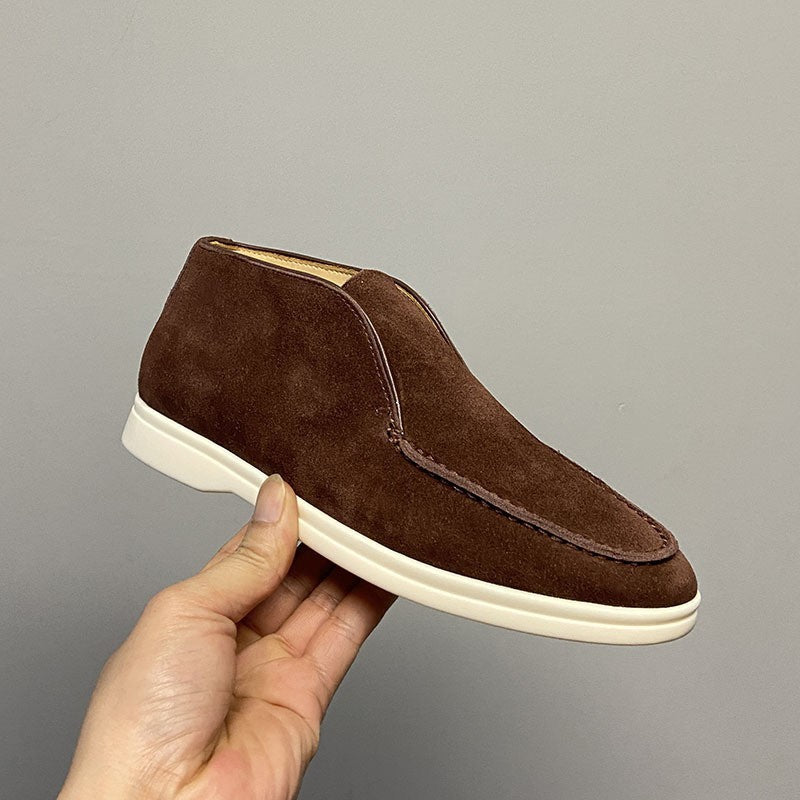 Gary – Mocassins Rétro à Cheville Plate