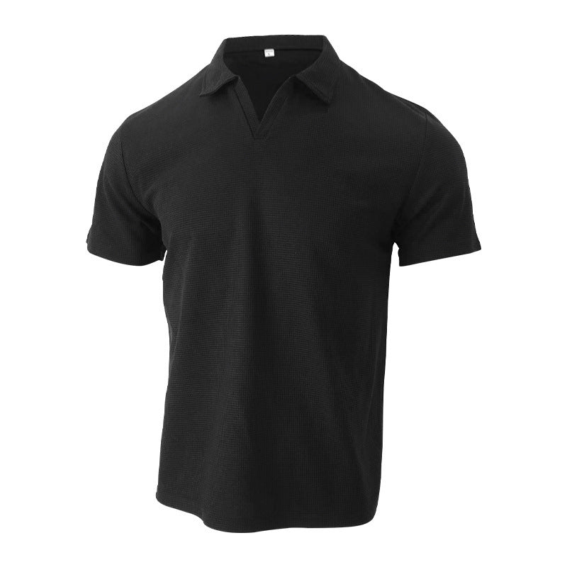Polo homme manches courtes style slim chic décontracté été
