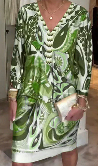 Judith – Robe d'été à col en V pour femmes
