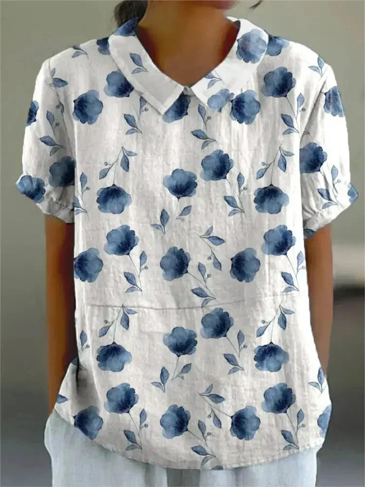 Therese™ - Blouse à Imprimé Floral