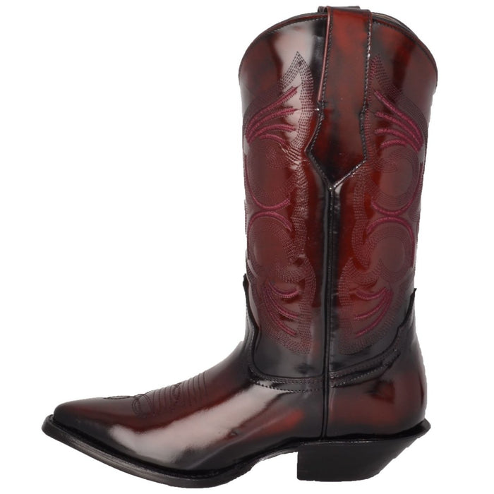 Bottes Western en Cuir pour Homme Style Classique Équitation et Mode