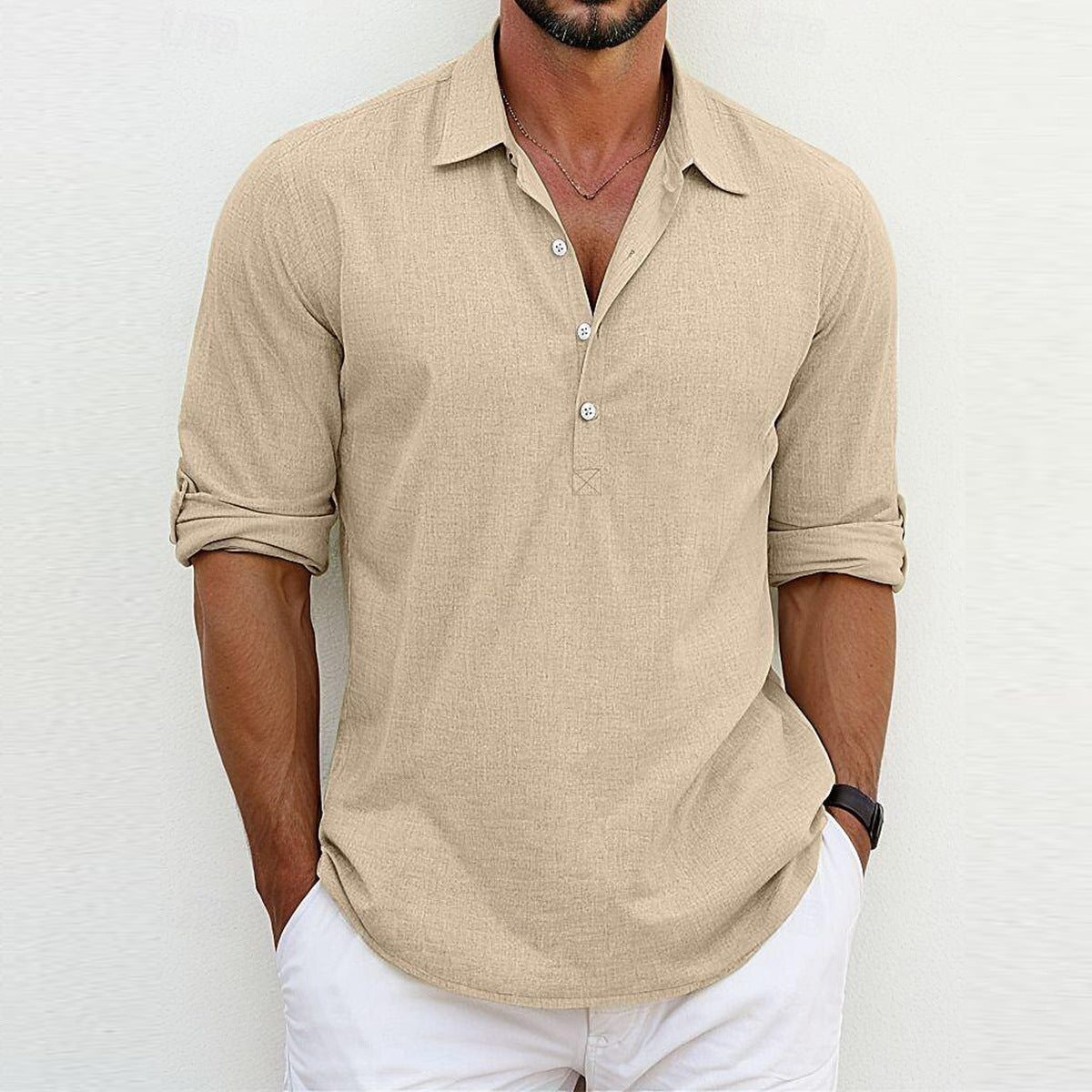 Robbie – Pull à Col Polo Coloré pour Hommes