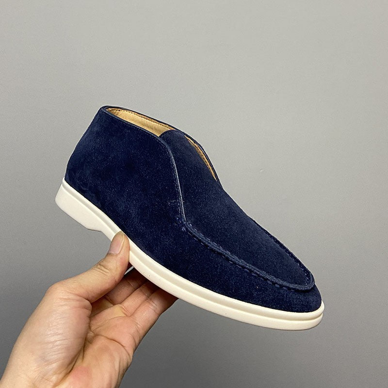 Gary – Mocassins Rétro à Cheville Plate