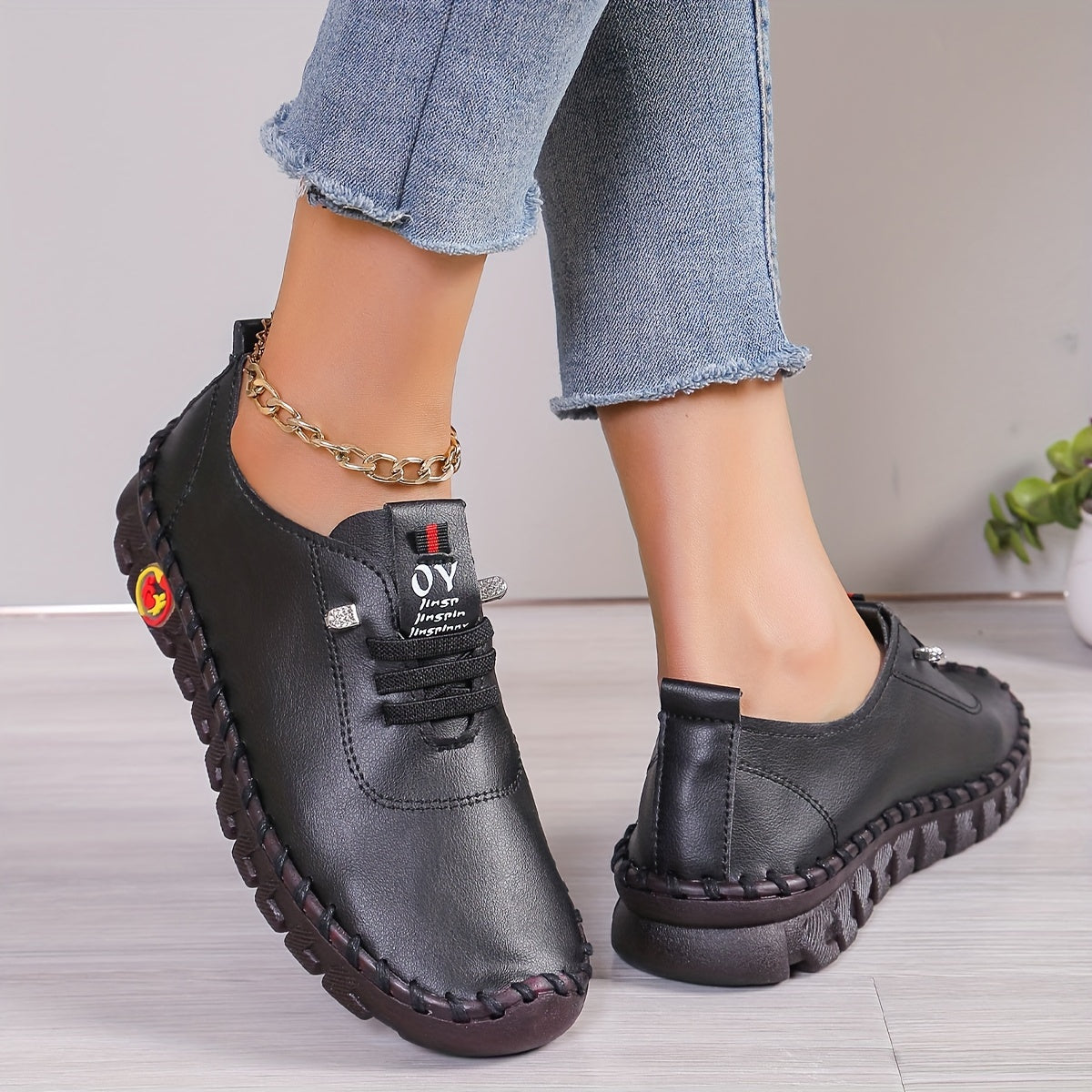 Greta - Chaussures en Confortables à Bout Rond