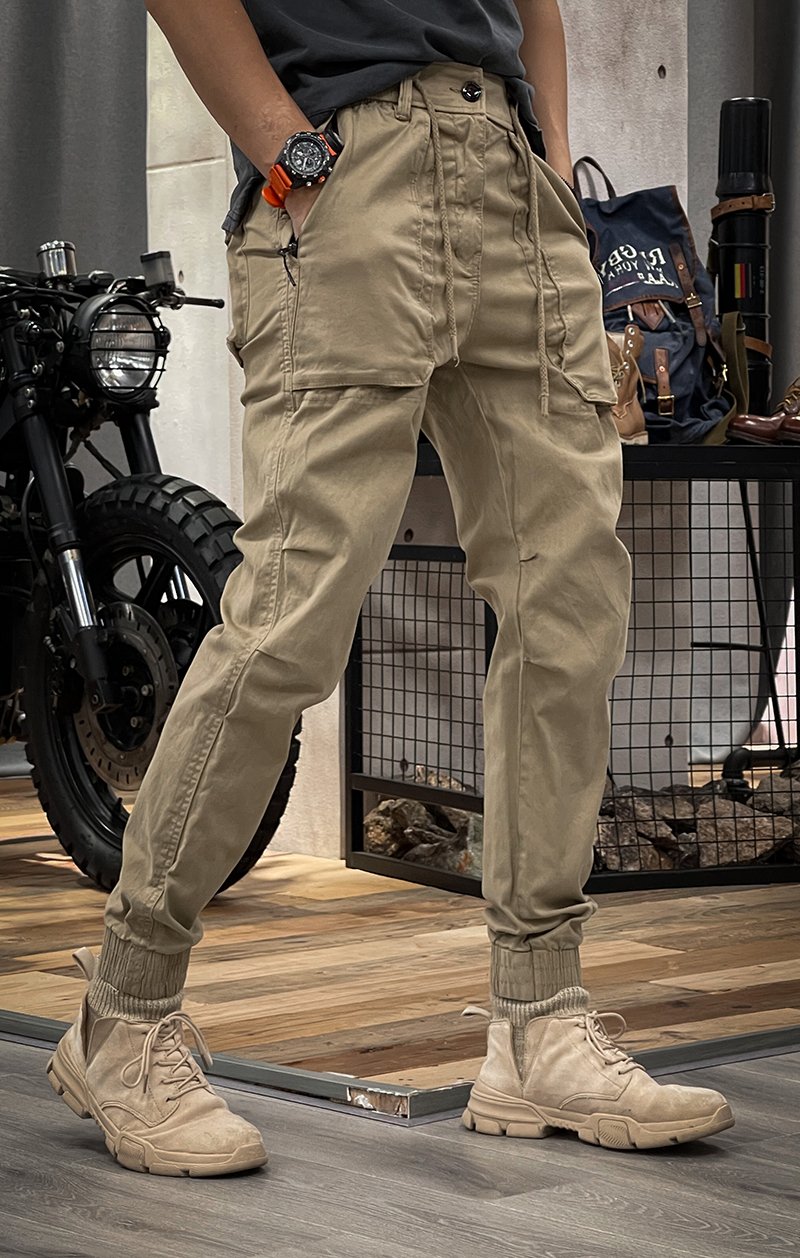Pantalon cargo style décontracté pour homme – Idéal pour activités urbaines et plein air