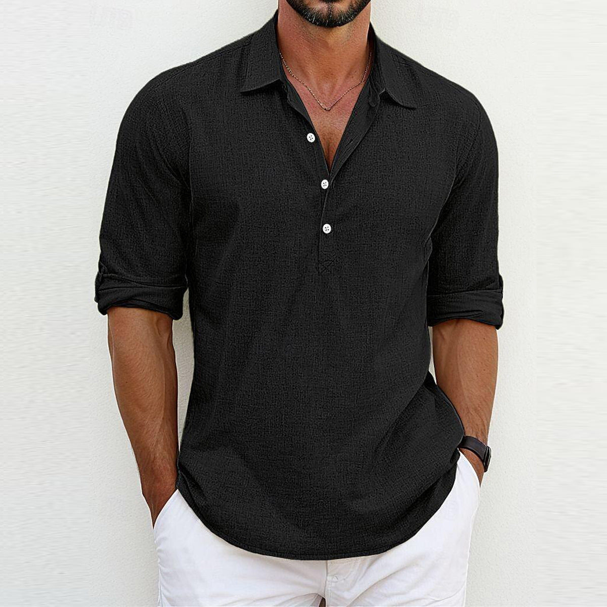 Robbie – Pull à Col Polo Coloré pour Hommes