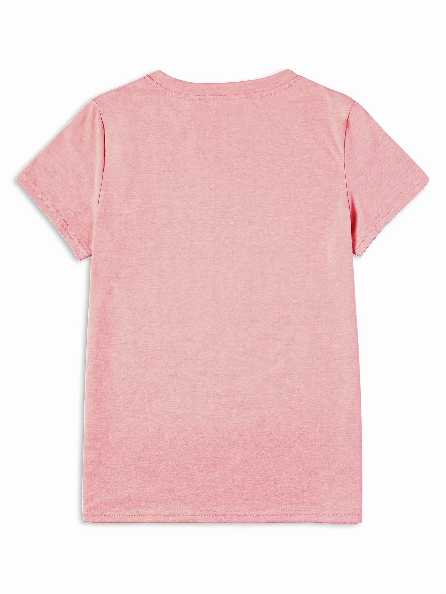 T-shirt donna stile casual con stampa floreale artistica per primavera ed estate