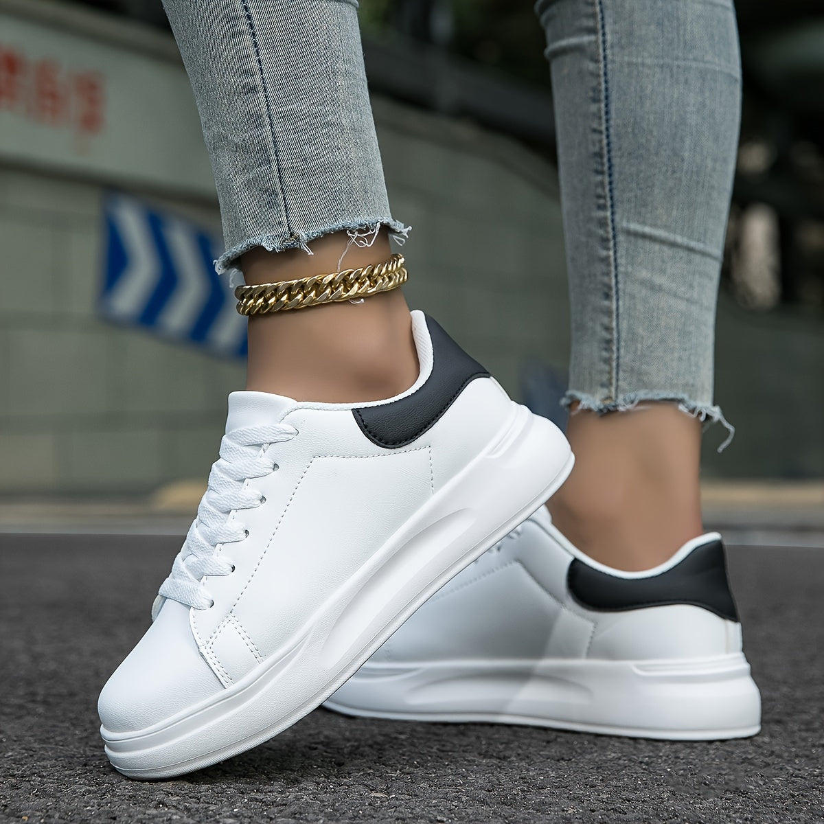 Baskets orthopédiques femme – Sneakers confort au quotidien, style urbain décontracté