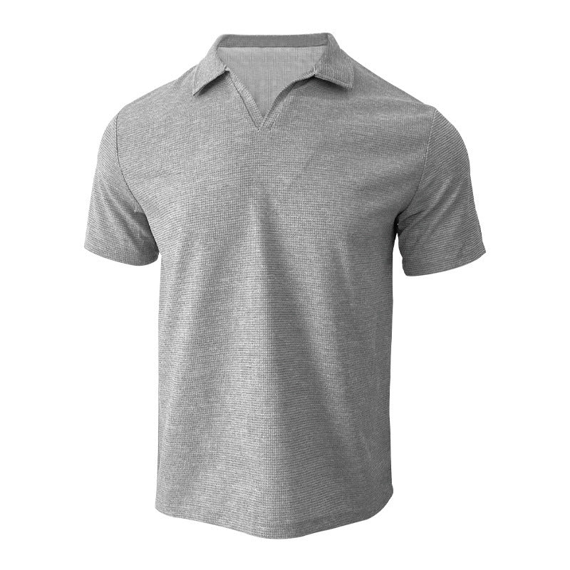 Polo homme manches courtes style slim chic décontracté été