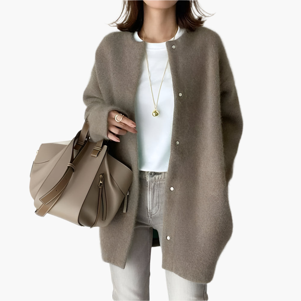 Gilet Cardigan Femme Style Décontracté Élégant pour Tenues Quotidiennes