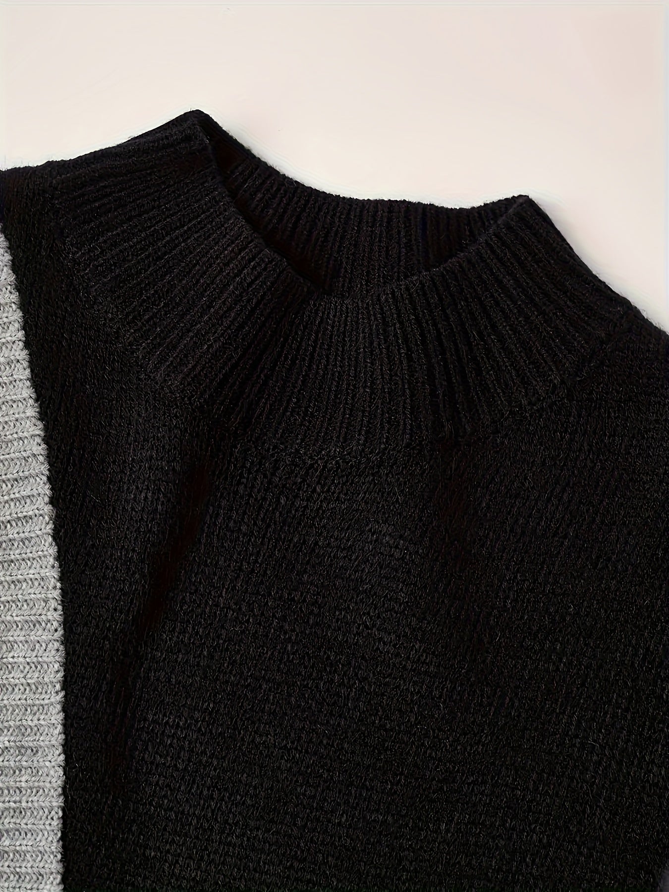 Pull-over femme style élégant à motif patchwork pour usage quotidien ou professionnel