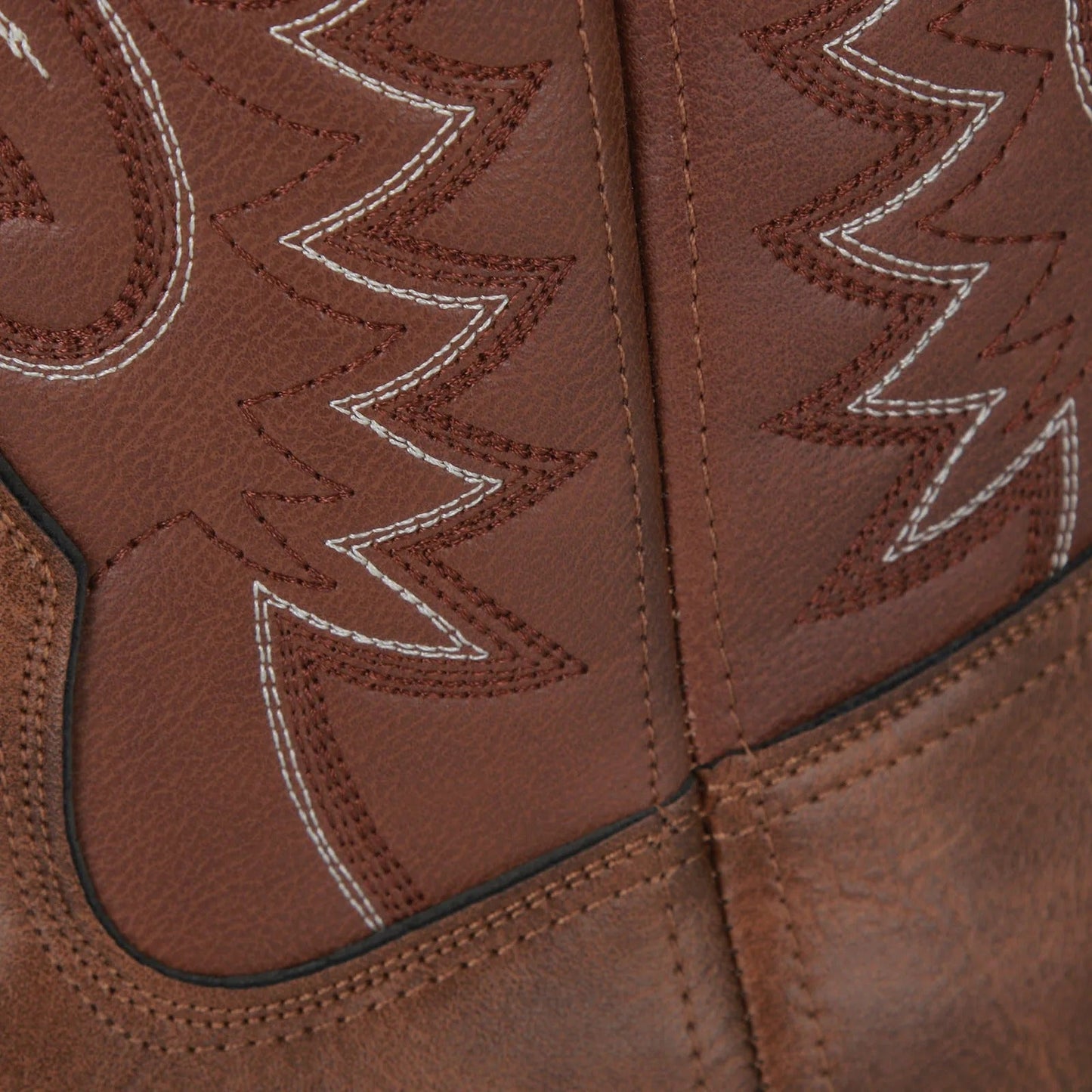 Bottes Western en Cuir Synthétique pour Homme Style Cowboy - Mode et Confort Quotidien