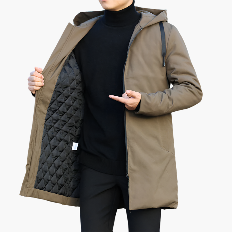 Veste d'hiver homme élégante et imperméable pour un style urbain moderne