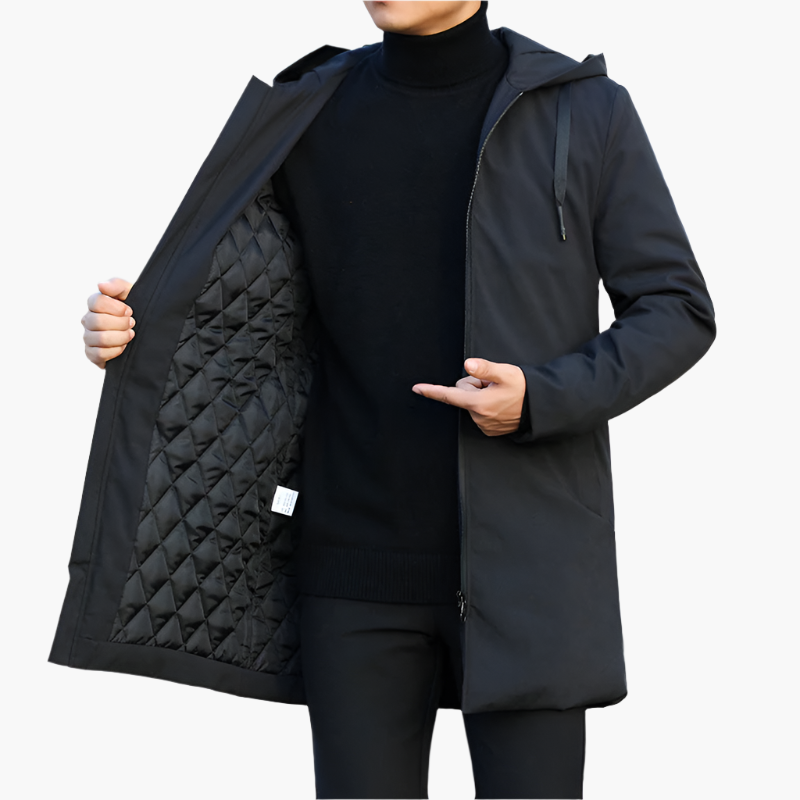 Veste d'hiver homme élégante et imperméable pour un style urbain moderne
