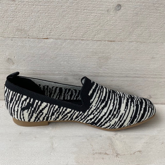 Leanne – Mocassins à Motif Zèbre pour Femmes