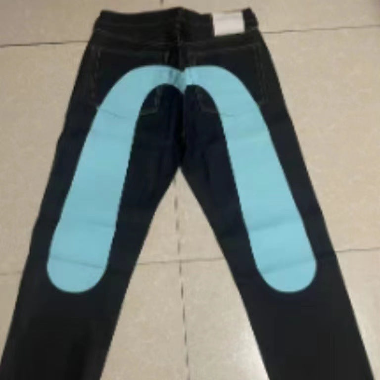 Andrew – Pantalons amples en denim classique