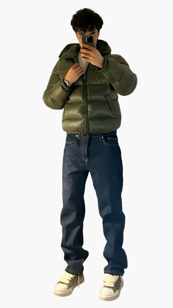 Veste Doudoune Homme Style Urbain Idéal pour l’Hiver et les Loisirs