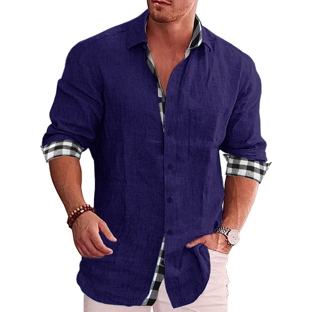 Toby – Chemise Homme à Manches Longues Décontractée