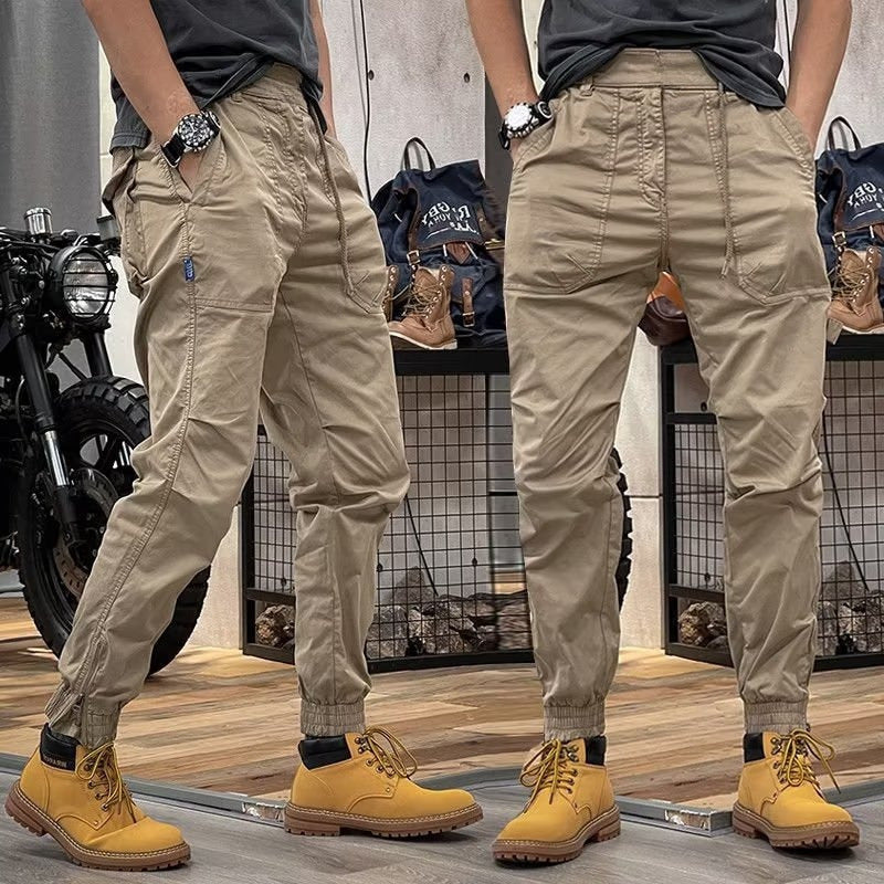 Winston – Salopettes rétro multi-poches à taille élastique
