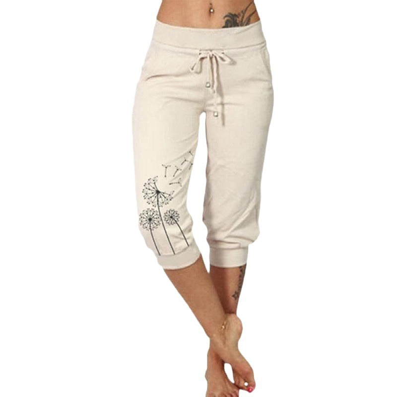 Sophie – Pantalons Amples à Taille Haute avec Cordon de Serrage
