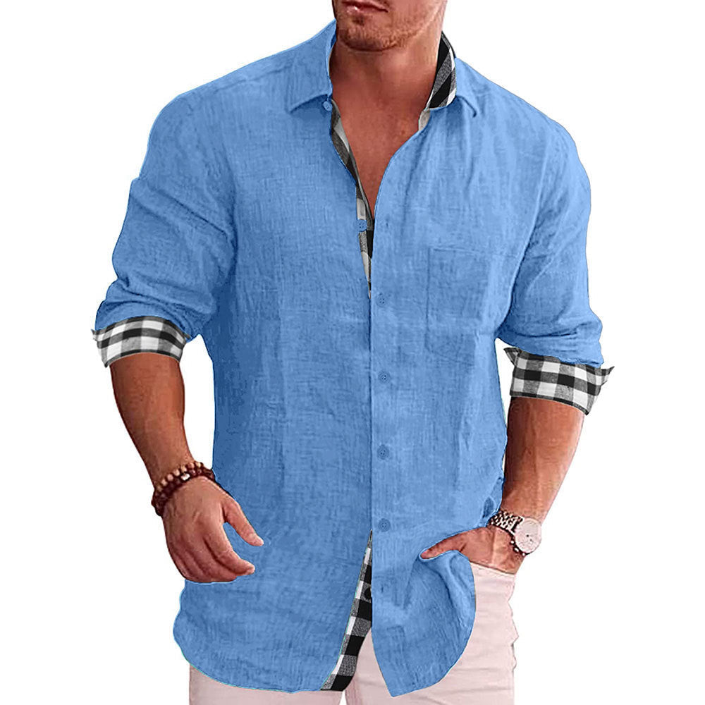 Toby – Chemise Homme à Manches Longues Décontractée
