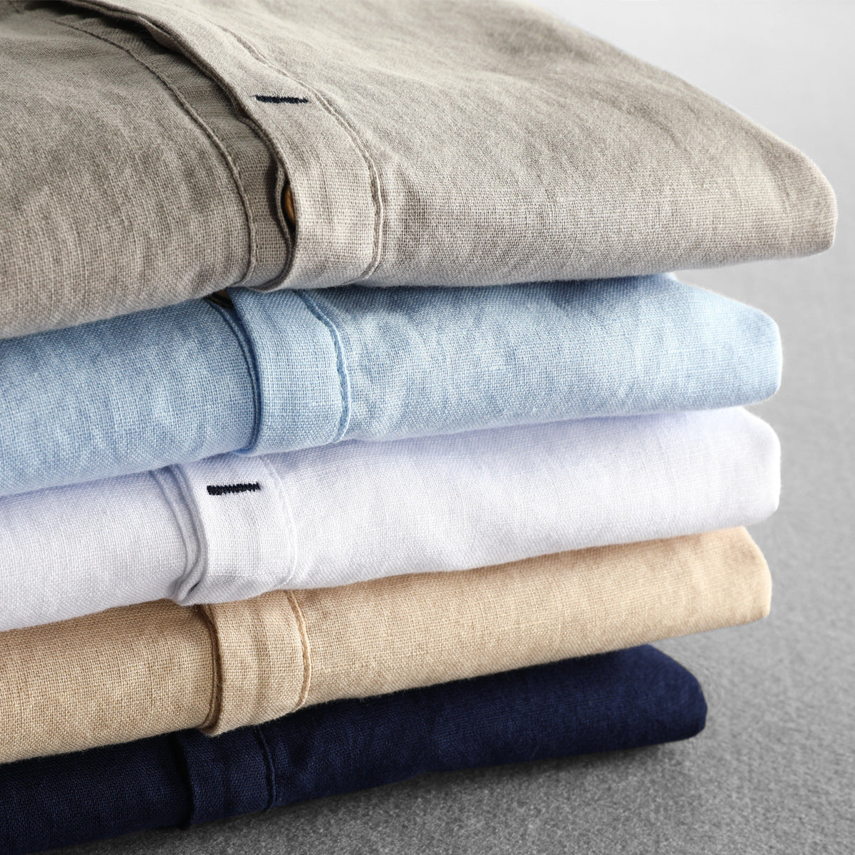 Daniel – Chemise en Lin à Manches Longues et Coupe Ample