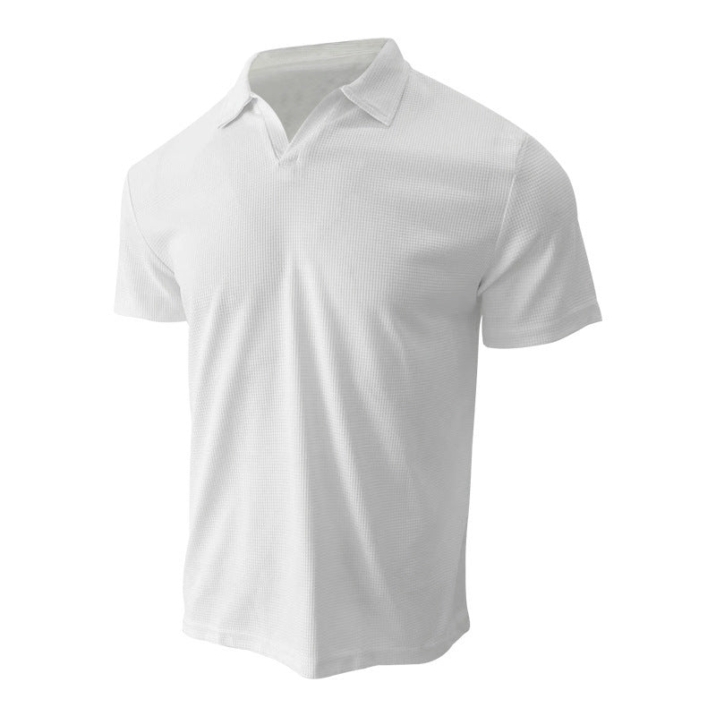 Polo homme manches courtes style slim chic décontracté été