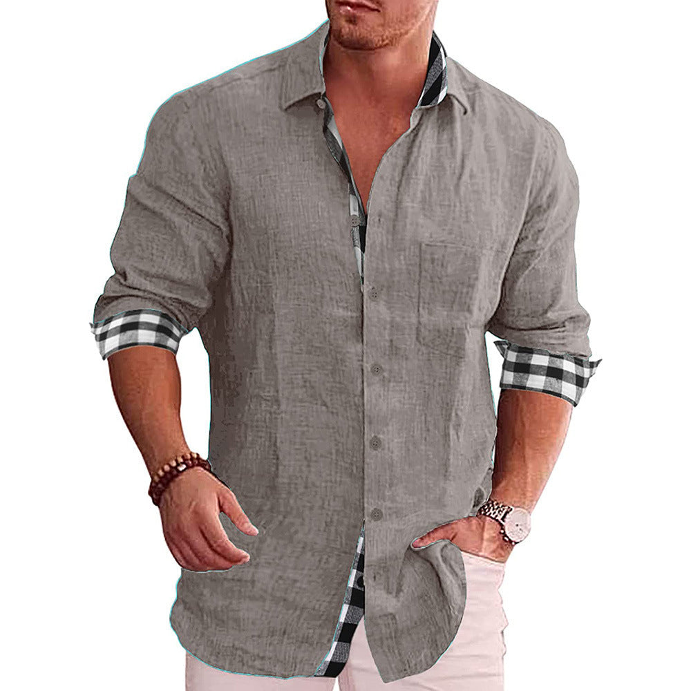 Toby – Chemise Homme à Manches Longues Décontractée