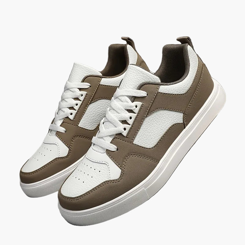 Męskie casualowe trampki w stylu preppy – uniwersalne niskie sneakersy na co dzień