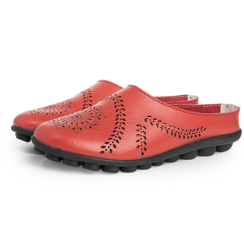Sara – Chaussures Casual en Cuir Vegan Uni pour Femme