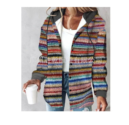 Emma – Veste en Laine à Grands Carreaux