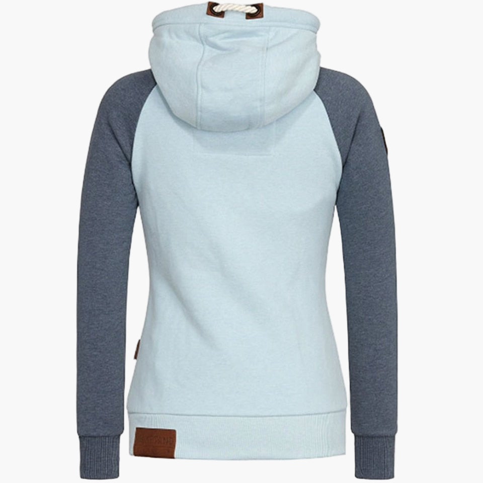 Hoodie zippée décontractée pour femme – Style urbain, idéale pour toutes saisons
