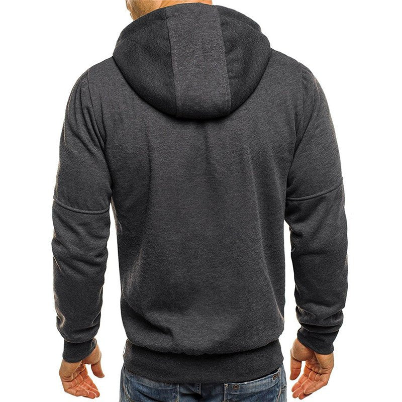 Veste à Capuche Homme Style Sport Décontracté pour Extérieur et Loisirs