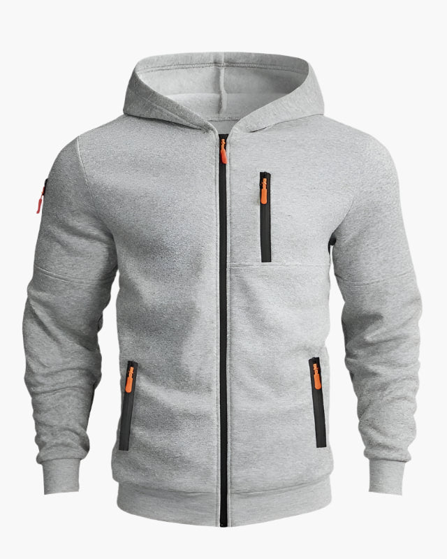 Veste à Capuche Homme Style Sport Décontracté pour Extérieur et Loisirs